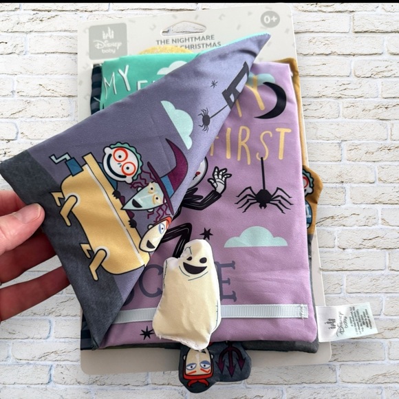 NWT Disney Baby Nightmare Before Christmas My First Scare Soft Book - Picture 2 of 3